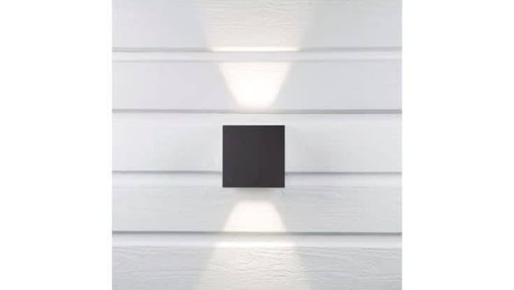 Vægarmatur Quadra Pro Up/Down 2x3W 3000K, udendørs, sort, IP65