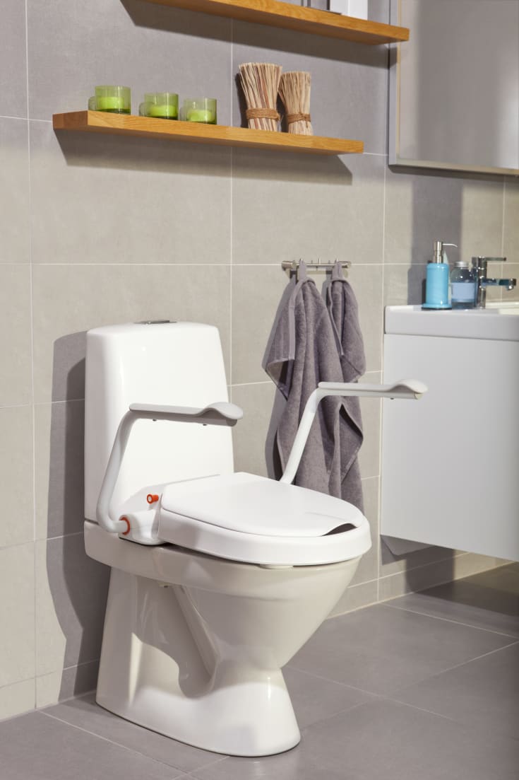 Etac Hi-Loo toalettsits, vit