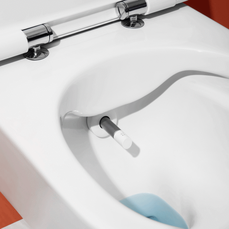 Laufen Cleanet Navia douchetoilet, uden skyllekant, rengøringsvenlig, hvid