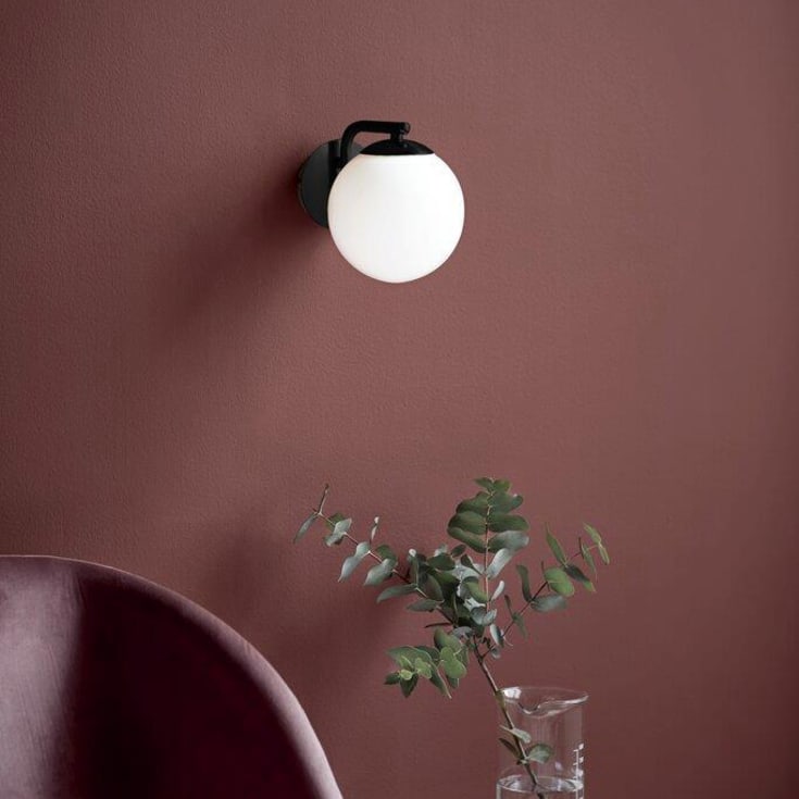 Nordlux Grant vägglampa, svart