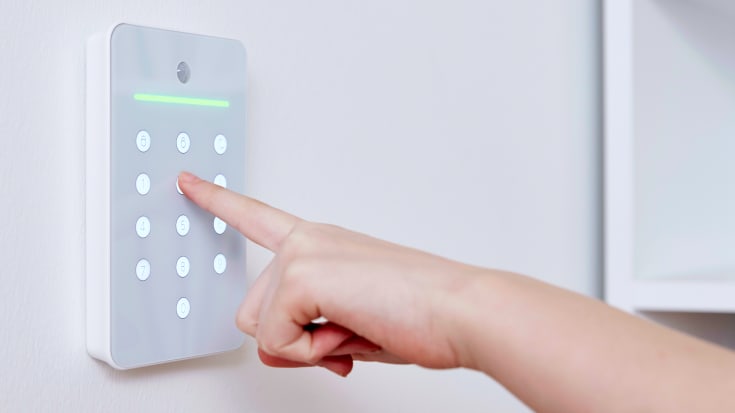Smartpad-tastatur med nøkkelbrikkeleser, S6evo alarm