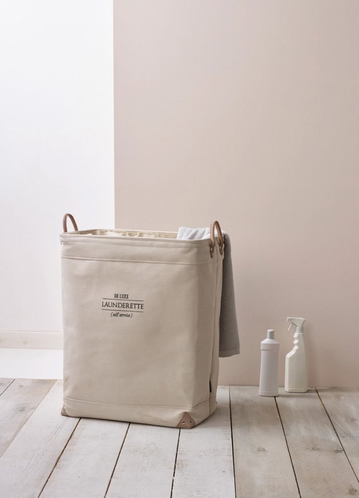 Aquanova Lubin vasketøjskurv, beige