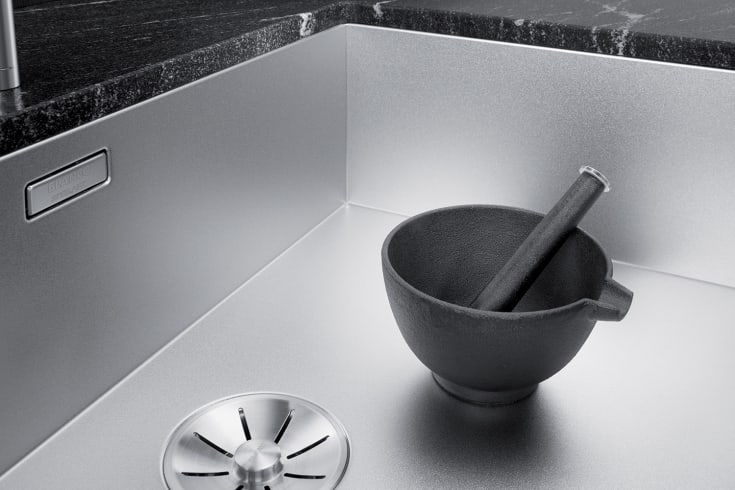 Blanco Zerox 700-U Durinox kjøkkenvask, 74x44 cm, rustfritt stål