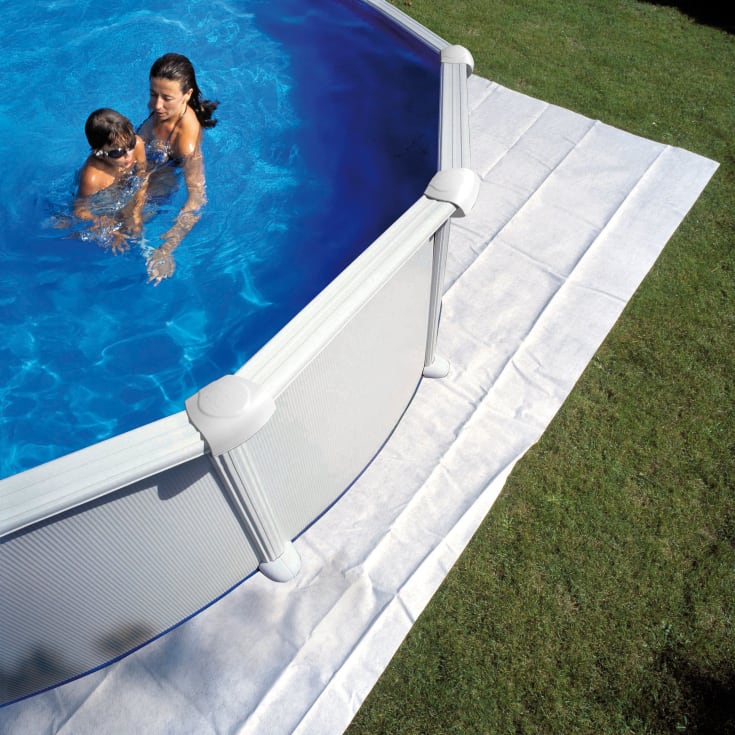 Swim & Fun bunndekke til pool, Ø5,5 meter