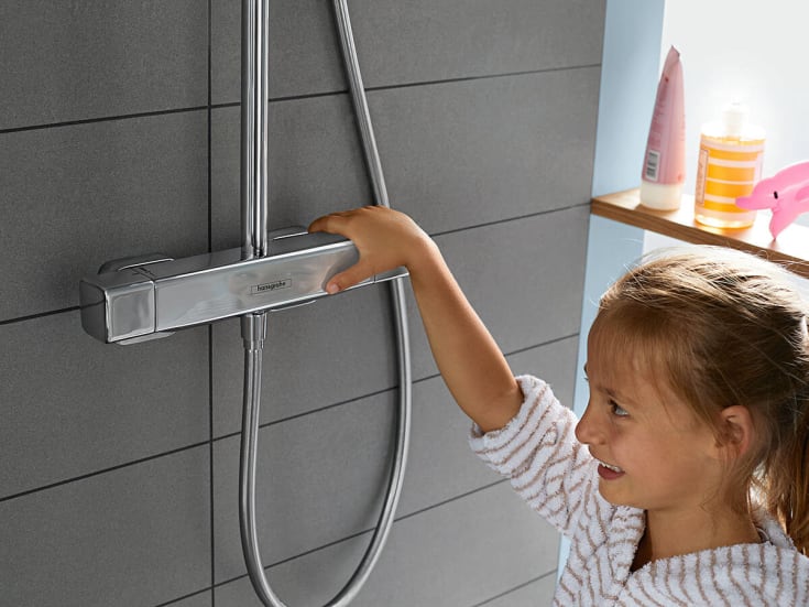 Hansgrohe Croma E 280 brusesæt, vandbesparende, krom