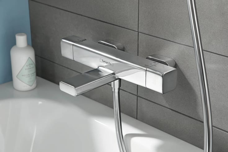 Hansgrohe Ecostat E badkarsblandare, krom