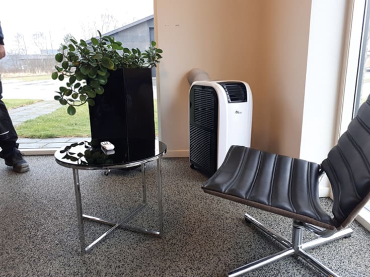 Thermex SuperCooler VII mobil aircondition, varm/kold, hvid/sort