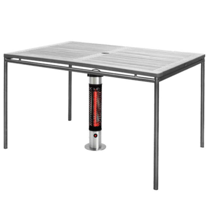 Horthus terassvärmare, infraröd, under bord, 1500 W, silver
