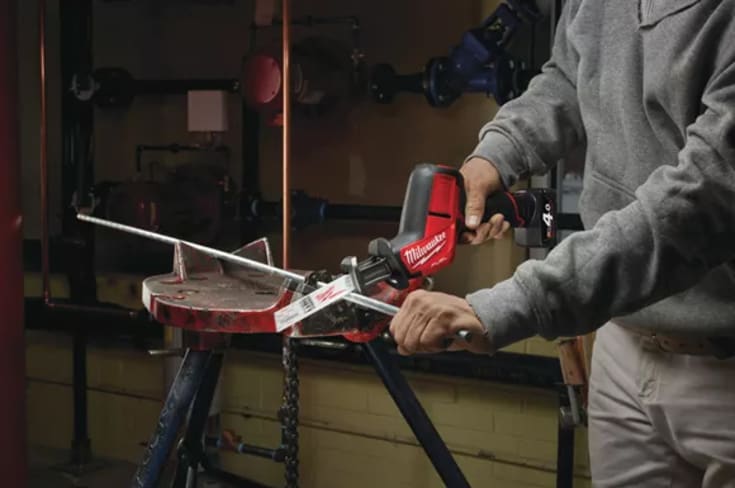 Milwaukee M12 Fuel CHZ-0 bajonetsav, u. batteri
