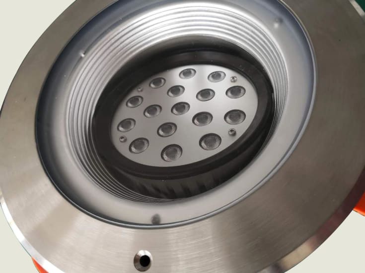 DIOSPOT Innfelt Ø270mm 24W 2000lm 830 IP67 kip