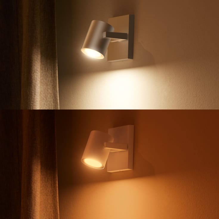 Philips Hue Argenta vägglampa, vit