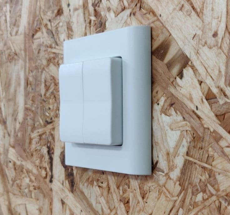 LK Fuga Softline 68 ramme, 1 modul, hvid
