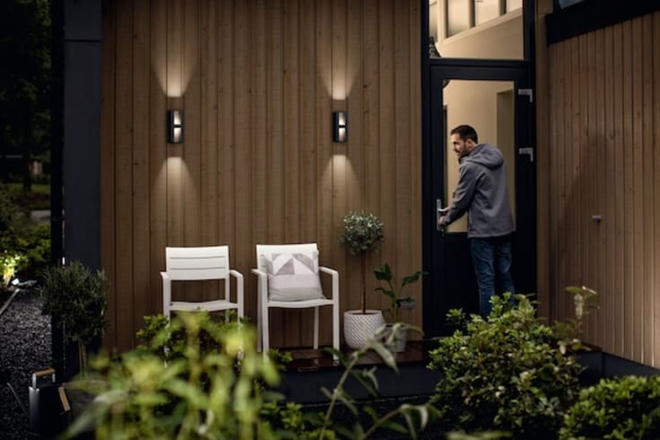 Philips myGarden Afterglow vägglampa utomhus