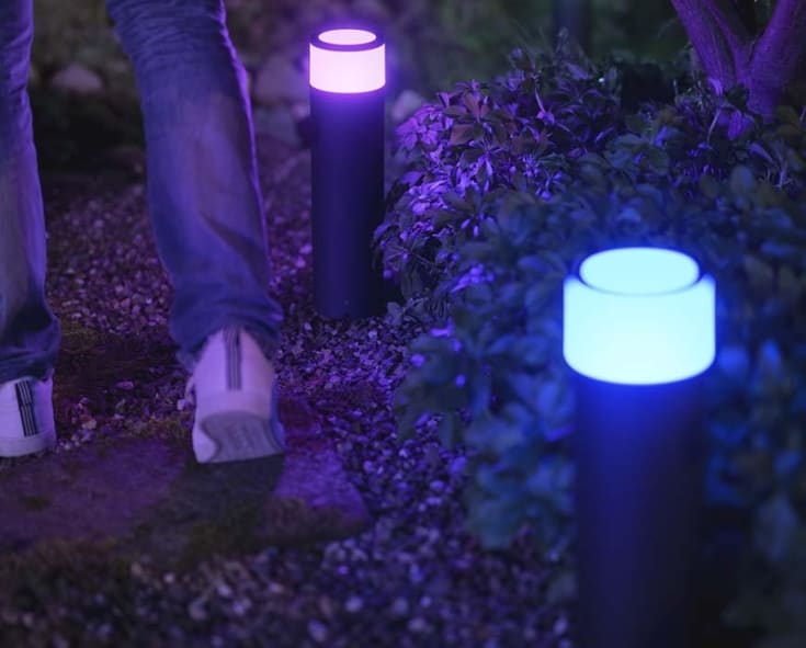 Philips Hue Calla bedlampe, 40 cm, utvidelsessett