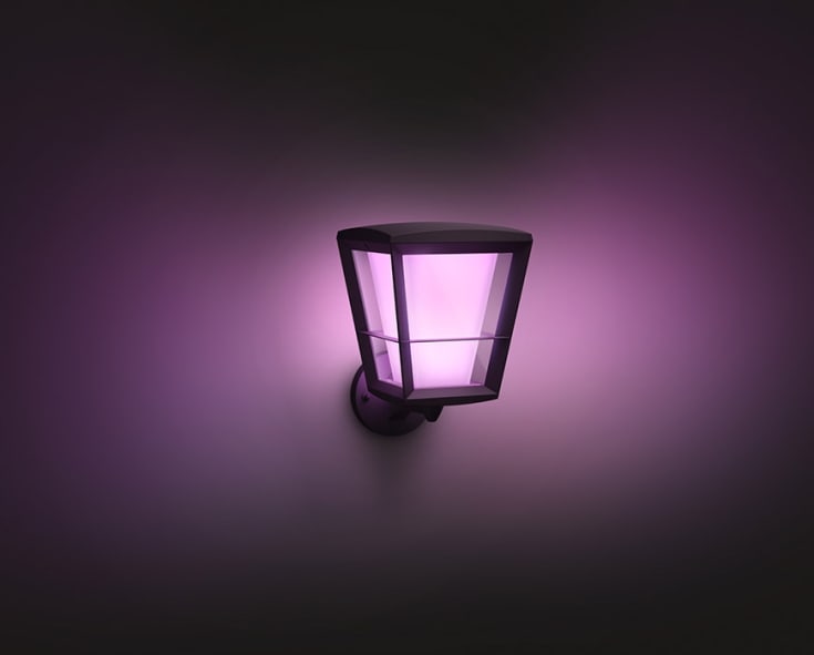 Philips Hue Econic udendørs væglampe, op