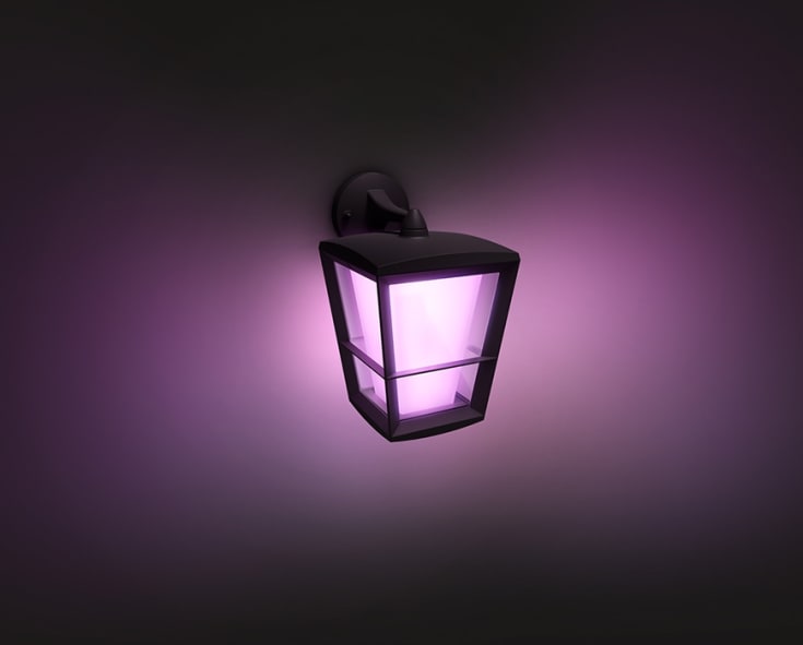 Philips Hue Econic udendørs væglampe, ned