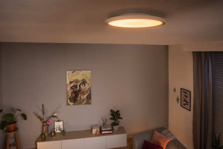 Philips Hue Aurelle plafond, hvid