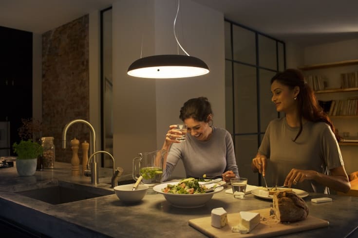 Philips Hue Connected Amaze pendellampe, hvit