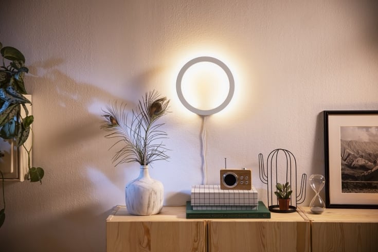 Philips Hue Sana vegglampe, hvit