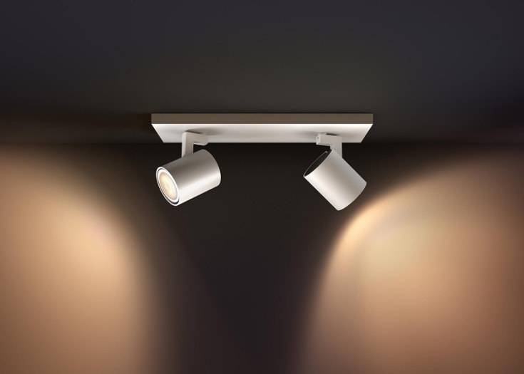Philips myLiving Runner spotter i tak, hvit