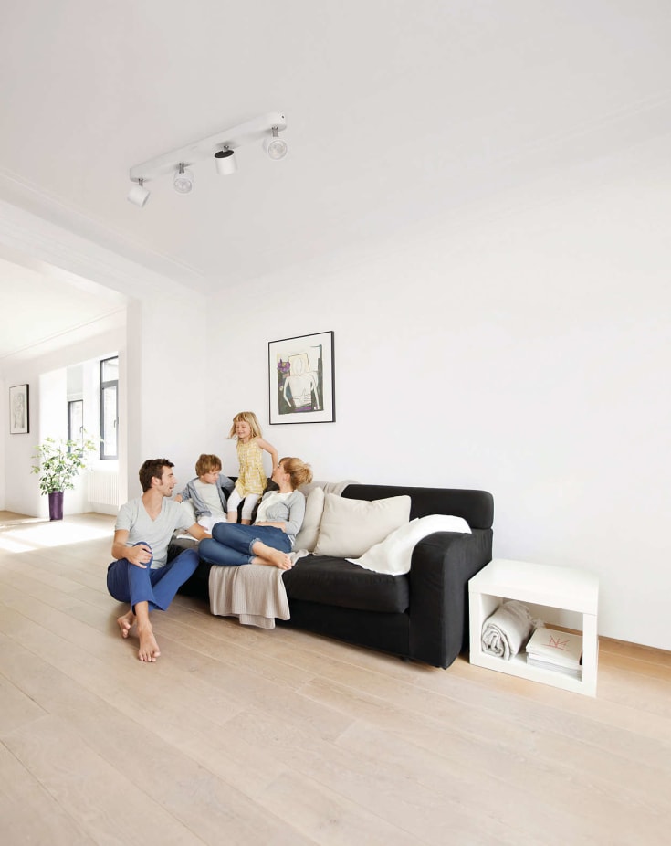 Philips myLiving Star spotlampe, 4 spots, hvid