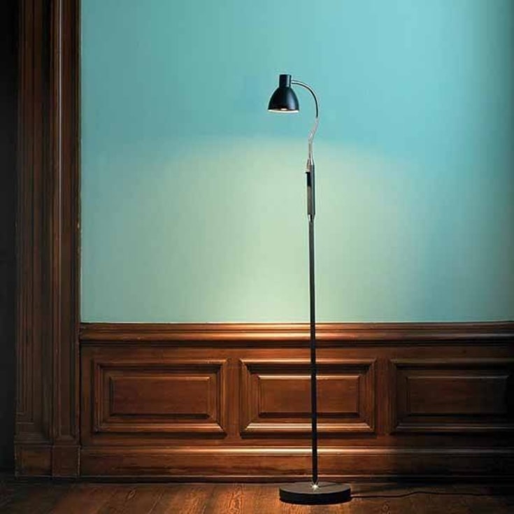 Halo Design Hudson golvlampa, 1-armad, svart