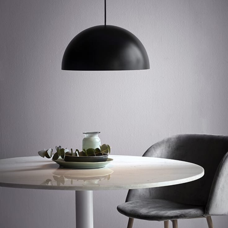 Nordlux Ellen pendellampa, svart, Ø30 cm