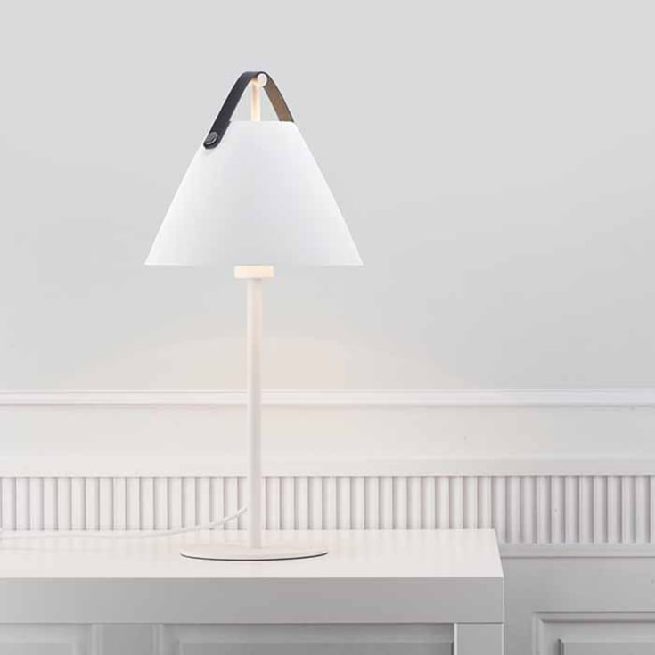 Dftp Strap bordlampe, hvid