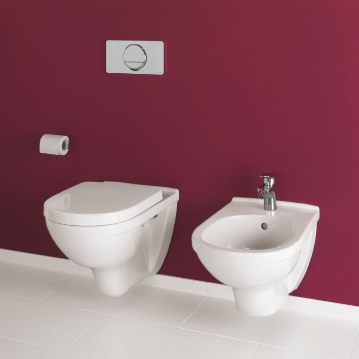 Villeroy & Boch O.Novo toalettsete, hvit