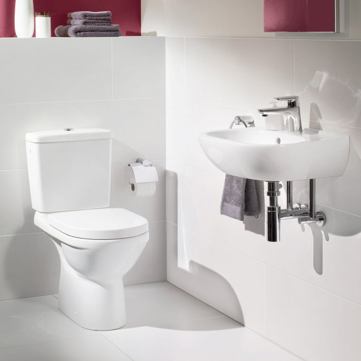 Villeroy & Boch O.Novo toalettsete, hvit