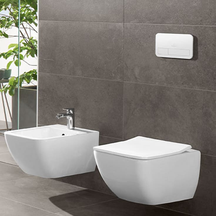 V&amp;B 9224 Viconnect Veggtrykk M200 Hvitt glass