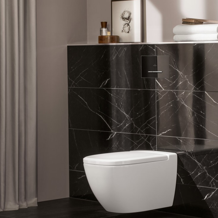 Villeroy & Boch ViConnect M300 betjeningsplade, sort