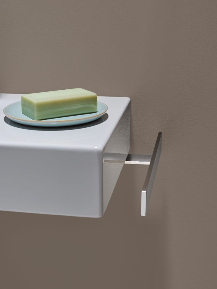 Laufen Piccolo Novo tvättställ, 55x32 cm, vänster, vit