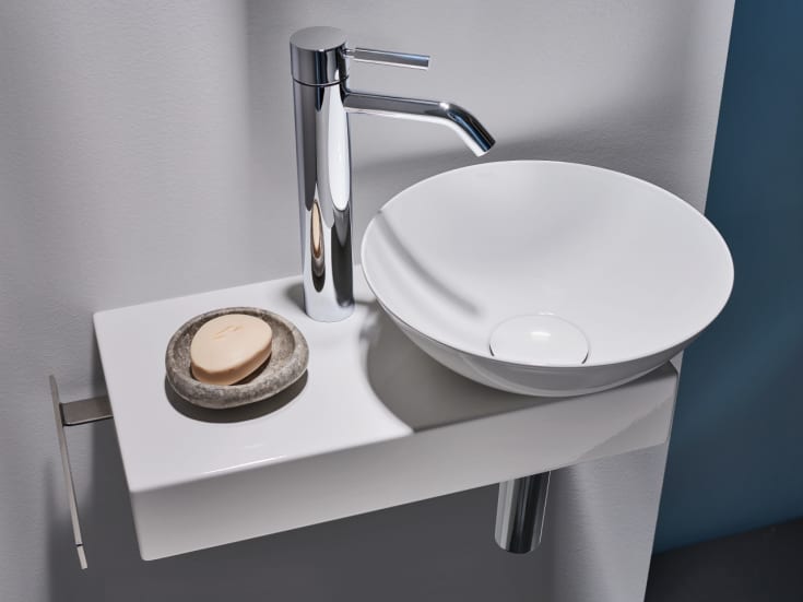 Laufen Piccolo Novo servant, 55x32 cm, høyre, hvit