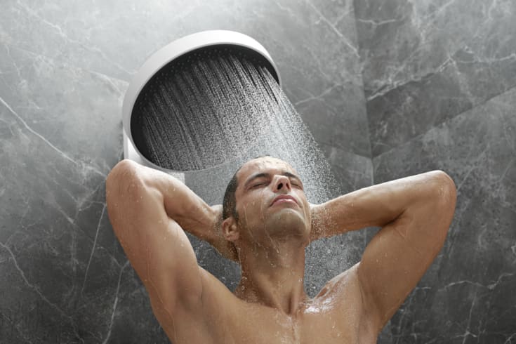 Hansgrohe Rainfinity hovedbruser, Ø36 cm, mat hvid