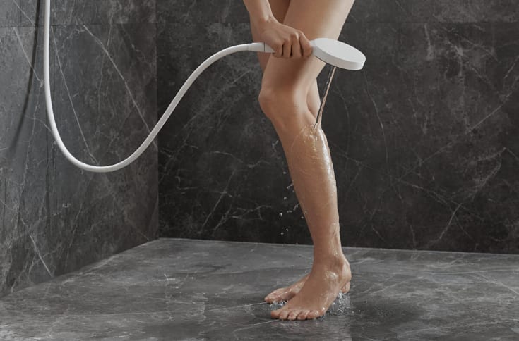 Hansgrohe Rainfinity 130 håndbruser, mat hvid