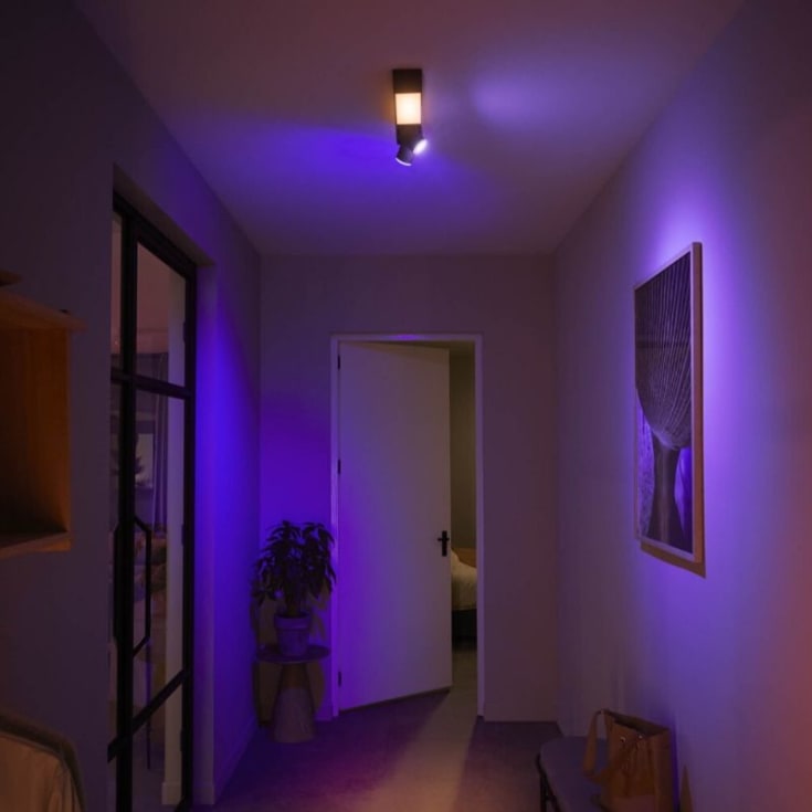 Philips Hue Centris spotlampe, sort