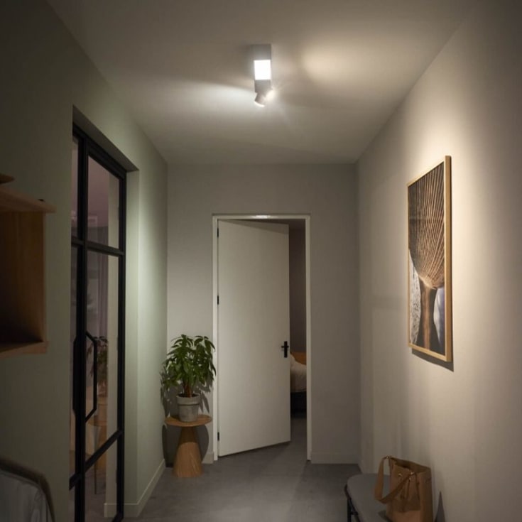 Philips Hue Centris spotter i tak, hvit