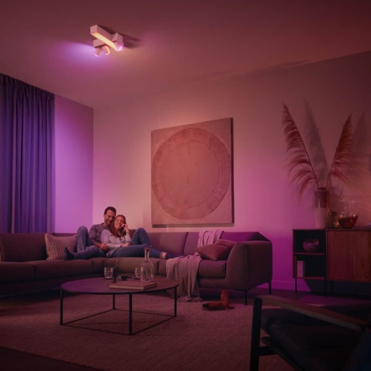 Philips Hue Centris Cross takspotlight, vit