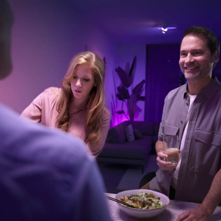 Philips Hue Centris Cross spotlampe, hvid