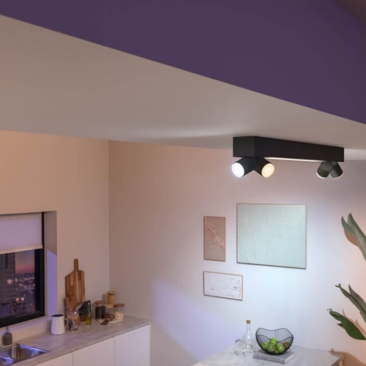 Philips Hue Centris spotlampe, sort