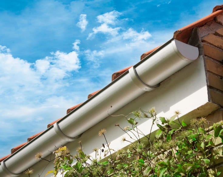 Plastmo nedførsel 90 mm, aluzink
