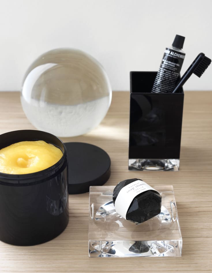 Kartell Laufen Boxy tandkrus, sort