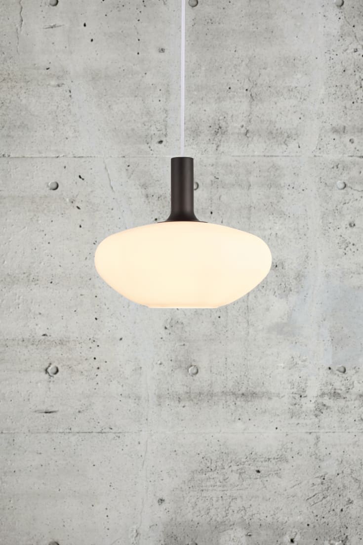 Nordlux Alton pendellampe, opal, Ø35 cm