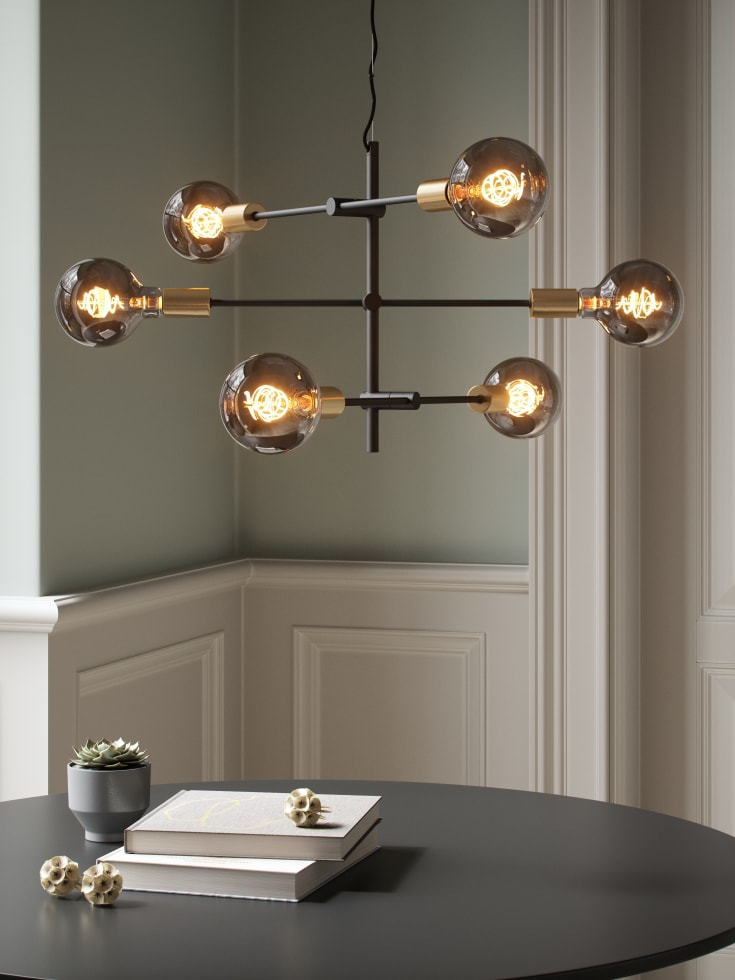 Nordlux Deco Spiral E27 globlampa, 1800K, 5W
