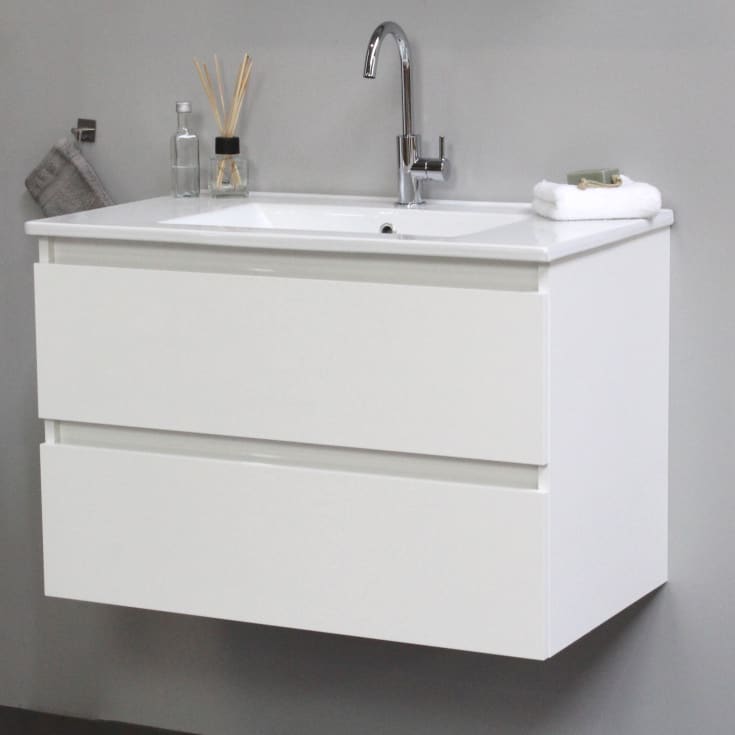 Sanibell Online möbelpaket 81x46,5 cm, vit högglans
