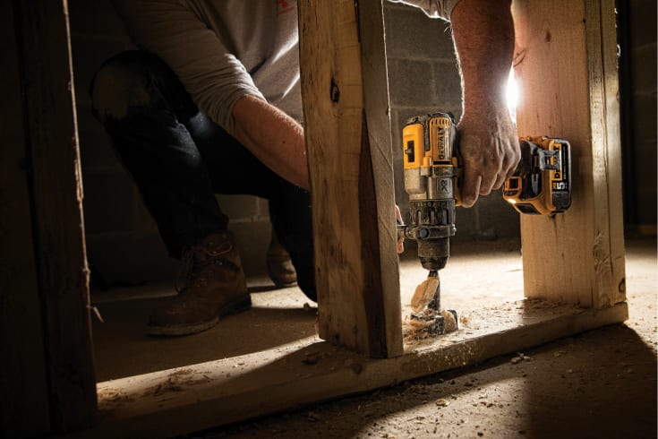 DeWalt 18V XR DCD996P2-QW slagboremaskine, 2 stk. 18V x 5.0 Ah