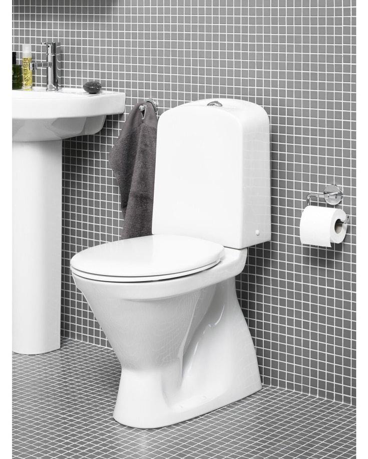 Gustavsberg Nordic3 toiletbræt, hvid