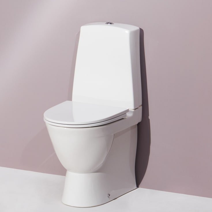 Laufen Pro N toilet, uden skyllekant, rengøringsvenlig, hvid