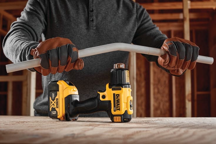 DeWalt 18V XR DCE530N-XJ varmluftspistol, 260 °C/468 °C, uten batteri